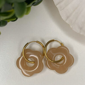 Boucles d&rsquo;oreilles fleur